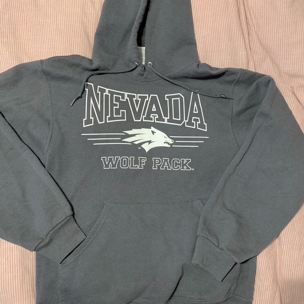 Gray University of Nevada Reno UNR Sweatshirt